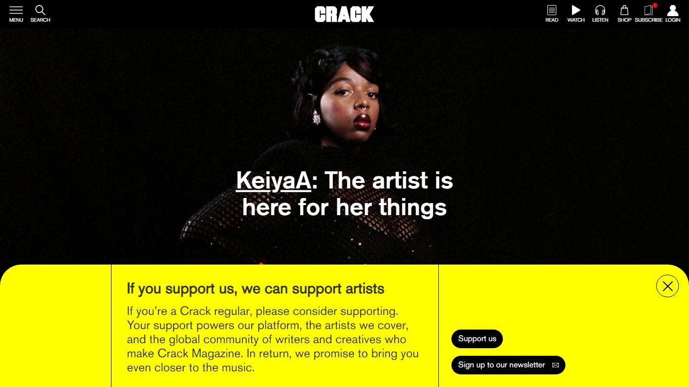 Cover story: KeiyaA – The artist is here for her things
